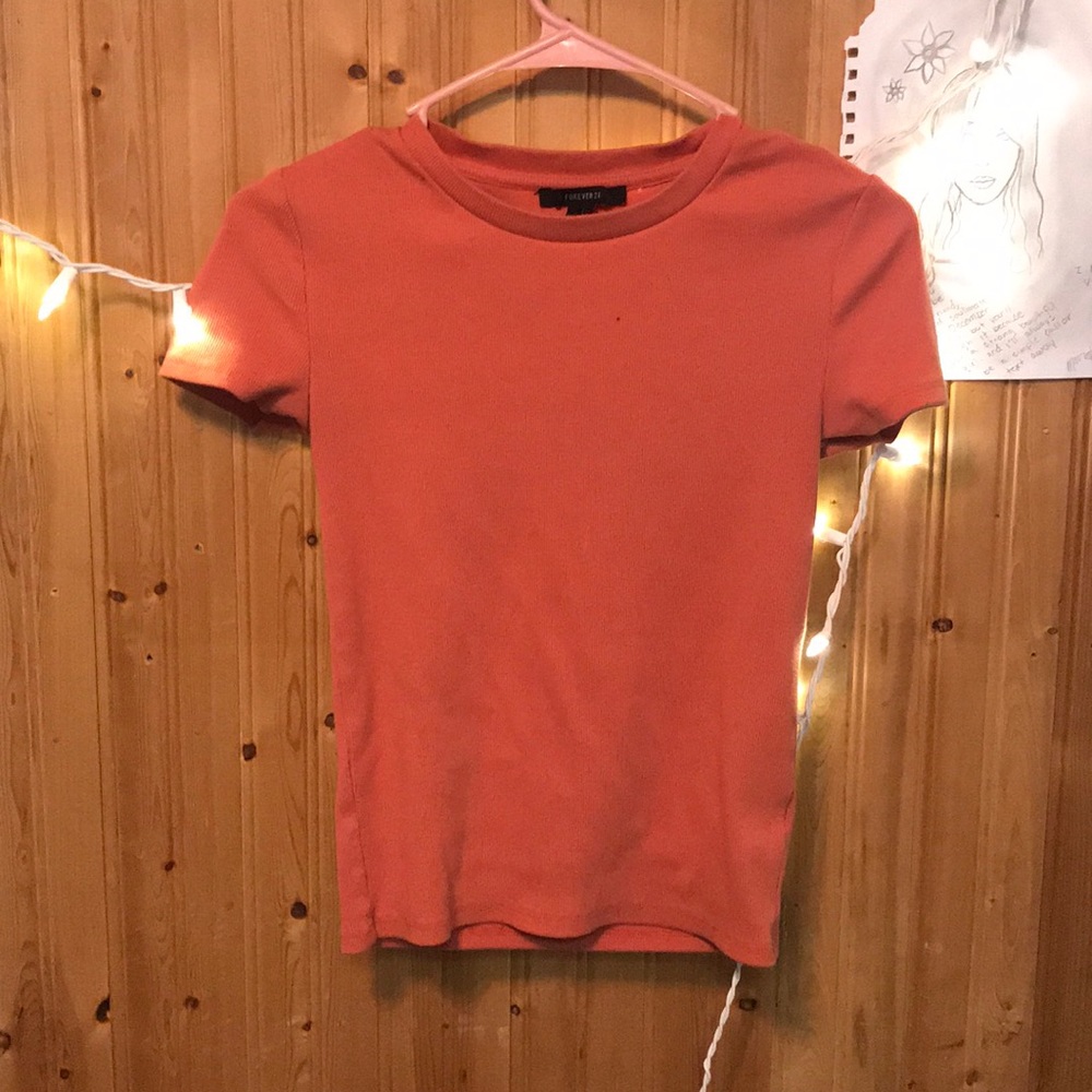 Coral shirt